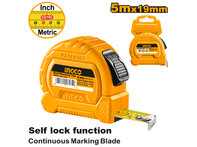 Ingco Steel Measuring Tape HSMT27519