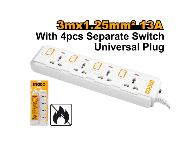Ingco Extension Socket HES03041V