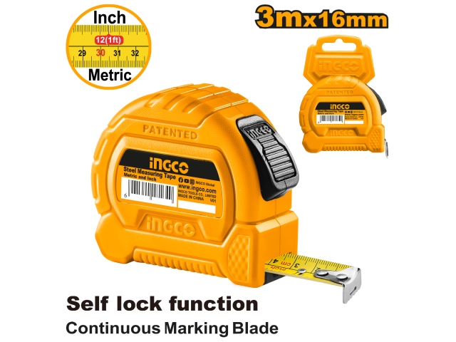 Ingco Steel Measuring Tape HSMT27316