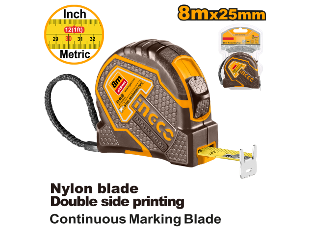 Ingco Steel Measuring Tape HSMT8808