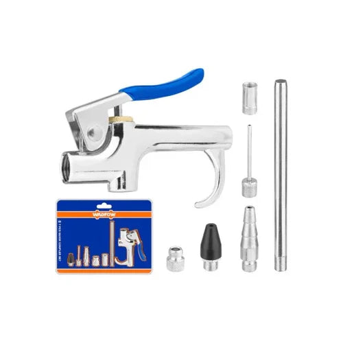 WADFOW 7-Piece Air Blow Gun Set with Multi-Functional Nozzles WQP9410