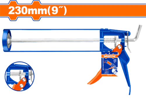 WADFOW 9" Heavy Duty Aluminum Alloy Caulking Gun WCG3109