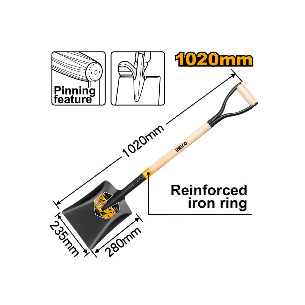 HSSH0102 Steel Shovel