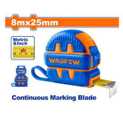 WADFOW 10m x 25mm Steel Measuring Tape Metric & Inch Retractable Meter WMT1240 Wadfow
