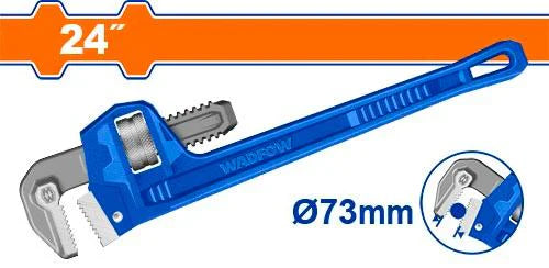 WADFOW 24-Inch Stillson Pipe Wrench Mobile Jaw Plumbing Spanner WPW1124