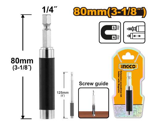Ingco Extension Screwdriver Bit Holder with Magnetic | ABH30801 Ingco