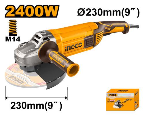 Ingco 2400W 230mm Angle Grinder | AG24008 Ingco