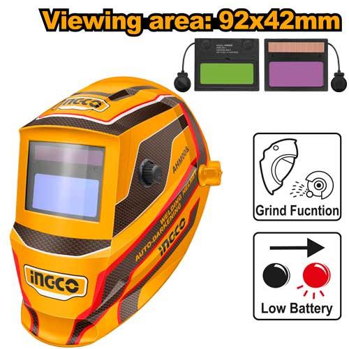 Ingco Auto-darkening welding helmet | AHM008 Ingco