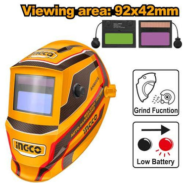 Ingco Auto-darkening welding helmet | AHM008 Ingco