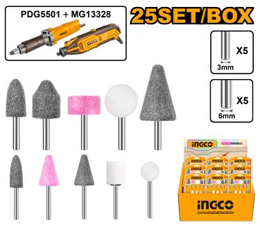 Ingco Accessories for Die Grinder and Mini Grinder | AKB1001 Ingco