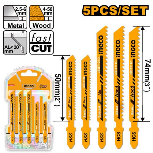 Ingco Jig Saw Blade Set | AKJ0051 Ingco