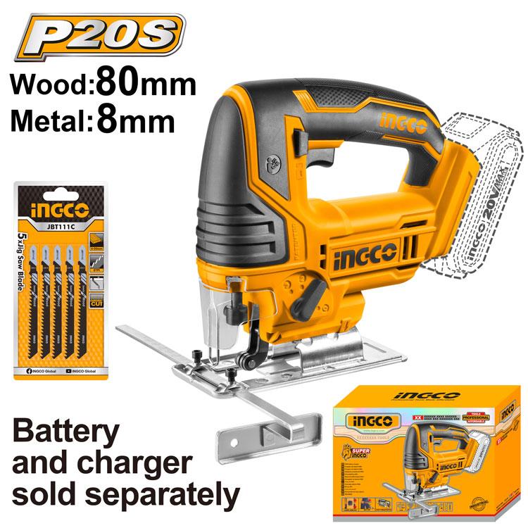 Ingco 20V 2400rpm Cordless Jig Saw | CJSLI8501 Ingco