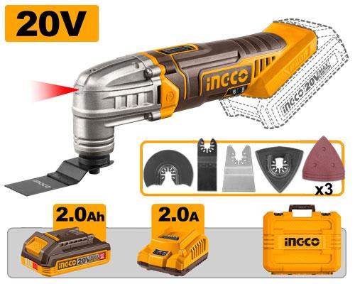 Ingco 20V 5000-20000rpm Cordless Multi-Tool | CMLI20228 Ingco