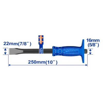 Wadfow 250mm Heavy-Duty Cold Chisel | WCC1301