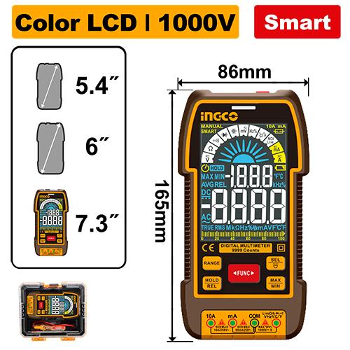 Ingco 9999 counts Digital multimeter | DM110004 Ingco