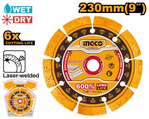 Ingco Laser Welded Diamond Cutting Disc | DMD072301 Ingco