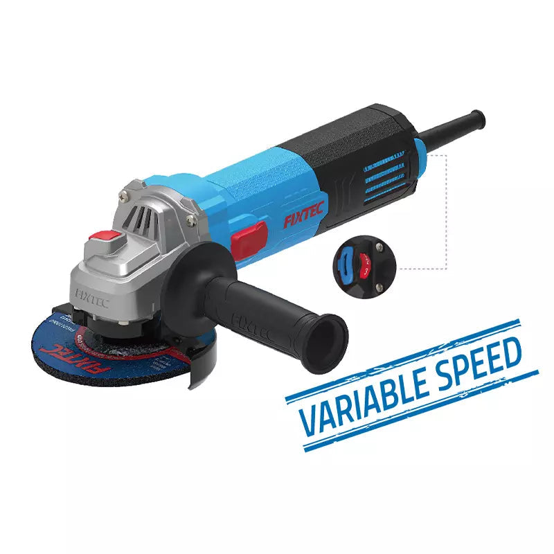 FIXTEC 900W 100mm (4") Variable Speed Angle Grinder - FAG900100V FIXTEC