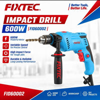 FIXTEC 600W 13mm Impact Drill - FID60002 FIXTEC
