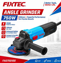 FIXTEC 750W 100mm (4") Angle Grinder - FAG750100 FIXTEC