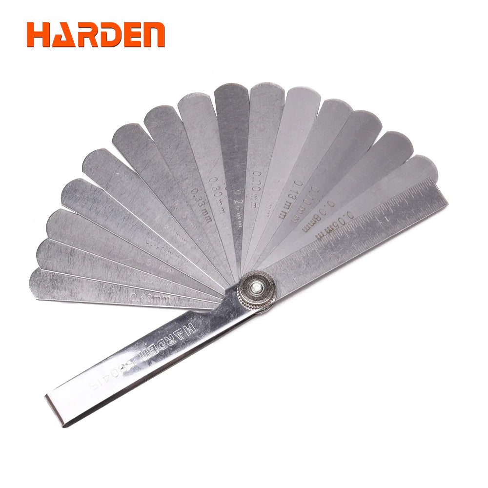 HARDEN 580415 15-Piece Compact Feeler Gauge Set | Marvisons