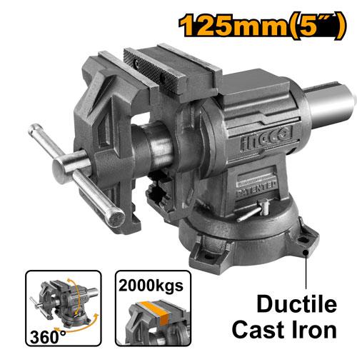 Ingco 19.5kg 5 inch Multi-Purpose Bench Vice | HBV085 Ingco