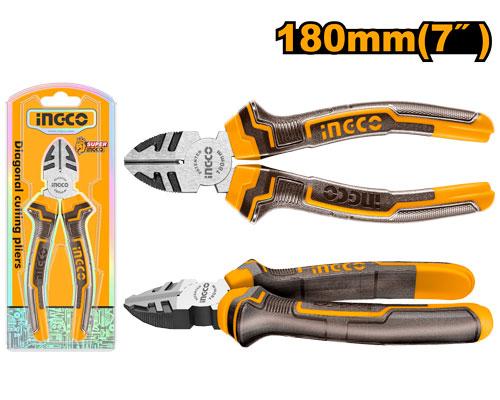 Ingco 7 inch/180mm Diagonal Cutting Pliers | HDCP08188 Ingco
