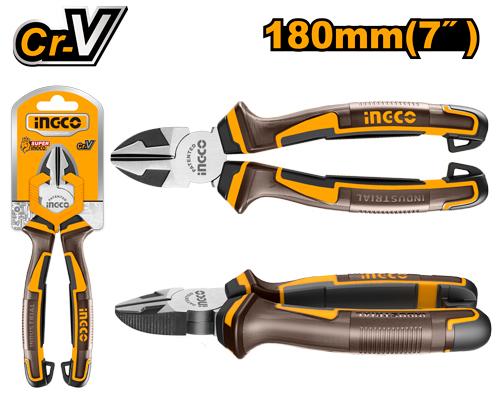 Ingco 7 inch/180mm Diagonal Cutting Pliers | HDCP28188 Ingco