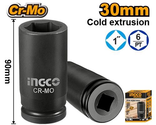 Ingco 30mm 1 Inch DR. Impact Socket | HHIS0130L Ingco