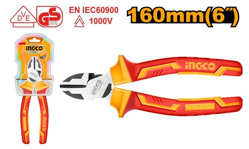 Ingco 6 inch/160mm Insulated High Leverage Diagonal Cutting Pliers | HIHLDCP28160 Ingco