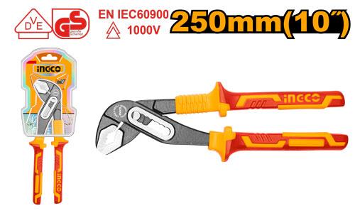 Ingco 10 inch/250mm Insulated Pump Pliers | HIPP28250 Ingco