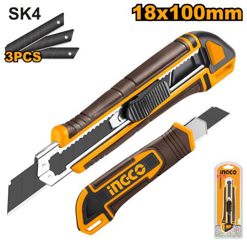 Ingco 18mm 167mm Snap-off Blade Knife | HKNS28035 Ingco