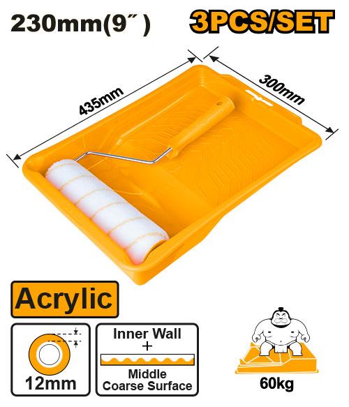 Ingco Cylinder Brush 3 in 1 Set (Inner Wall) | HKTCB032301 Ingco