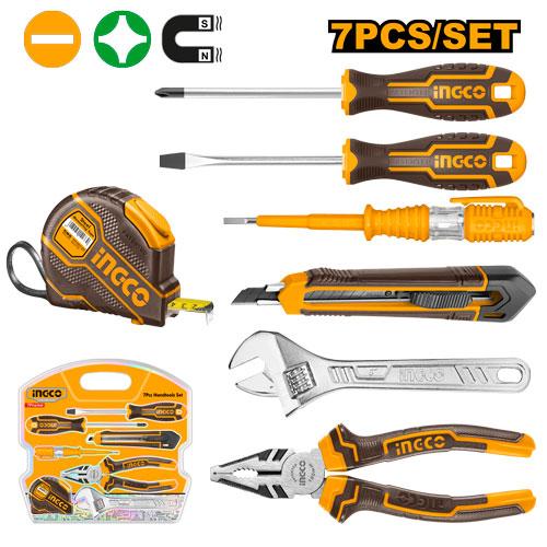 Ingco 7 Pcs Hand Tools Set | HKTH10807 Ingco