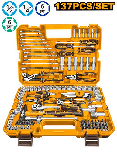 Ingco 137 Pcs Combination Tools Set | HKTHP21371 Ingco