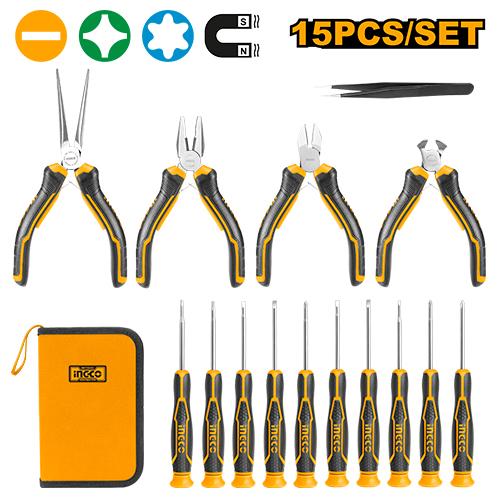 Ingco 15 Pcs Precision Tools Set | HKTTS0151 Ingco