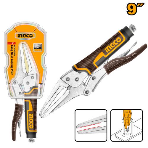 Ingco 9 inch Long Nose Locking Plier | HLNP0209 Ingco