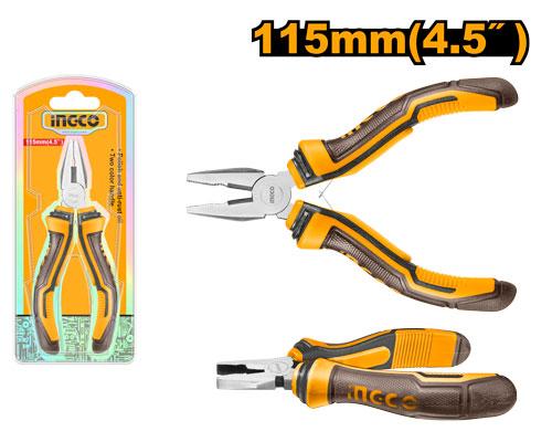 Ingco 4.5 inch/115mm Mini Combination Pliers | HMCP08115 Ingco