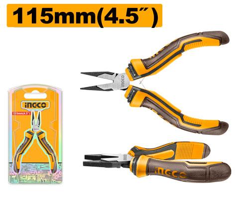Ingco 4.5 inch/115mm Mini Flat Nose Pliers | HMFNP08115 Ingco