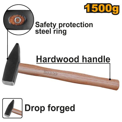 Ingco 1500g Machinist Hammer | HMH041500 Ingco