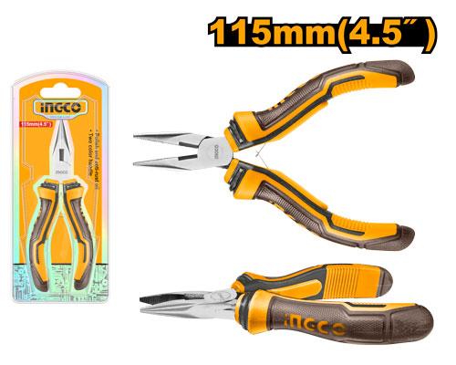 Ingco 4.5 inch/115mm Mini Long Nose Pliers | HMLNP08115 Ingco