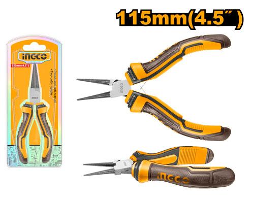 Ingco 4.5 inch/115mm Mini Round Nose Pliers | HMNP08115 Ingco