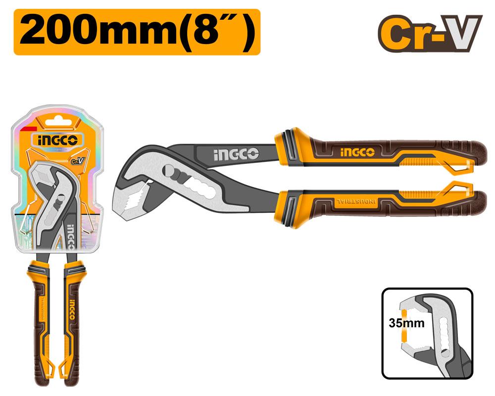 Ingco 8 inch/200mm Pump Pliers | HPP28208 Ingco