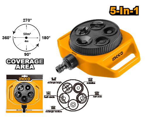Ingco Plastic Turret sprinkler | HPS33061 Ingco