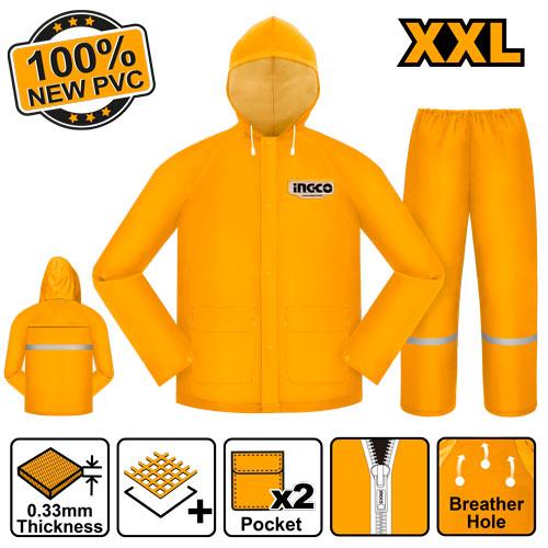 Ingco Size XXL Rain suit | HRCTSKT031.XXL Ingco