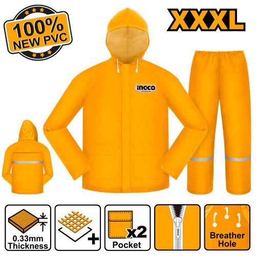 Ingco Size XXXL Rain suit | HRCTSKT031.XXX Ingco