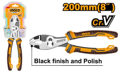 Ingco 8 inch/200mm Slip Joint Pliers | HSPJP02200 Ingco