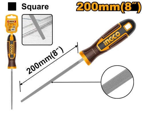 Ingco 200mm Square Steel File | HSSF088 Ingco