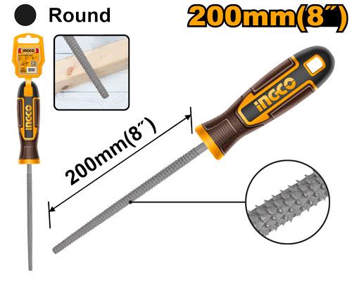 Ingco 200mm Round Wood File | HWRF088 Ingco