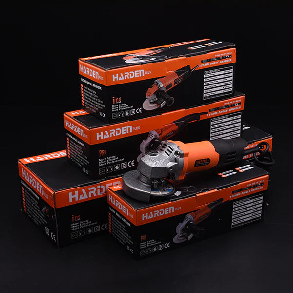 HARDEN 751036 900W 4.5-inch Professional Angle Grinder with Slim Body and Side Handle