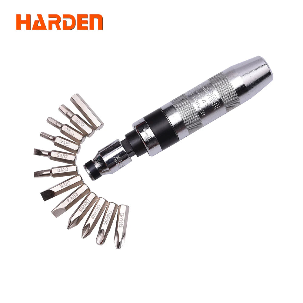 HARDEN 550641 14-Piece Professional Manual Impact Driver Set